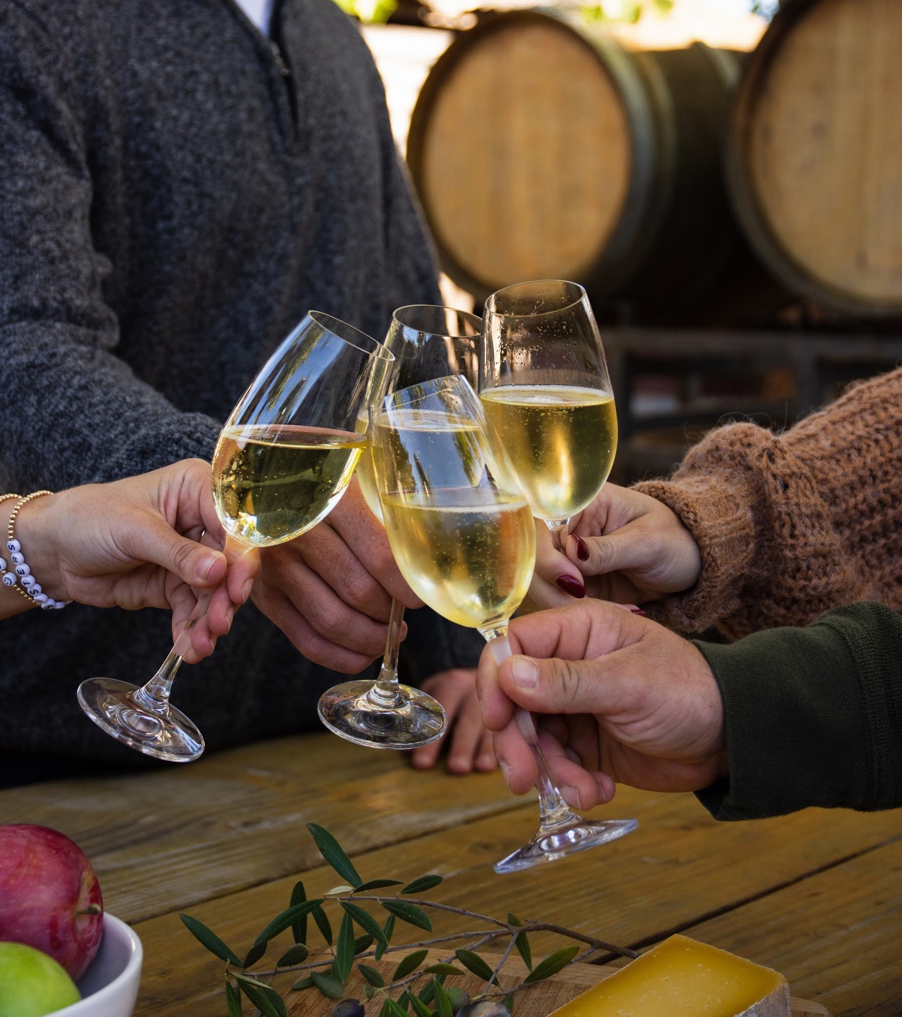 Wine club members enjoying Tognetti wines